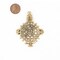 Brass Ethiopian Coptic Cross Pendant, African Abyssinian Design, Orthodox Christian Pendant for Jewelry, The Bead Chest